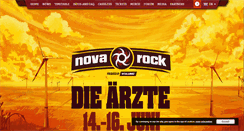 Desktop Screenshot of novarock.at