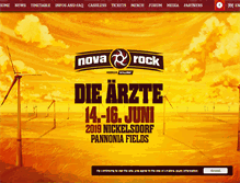 Tablet Screenshot of novarock.at